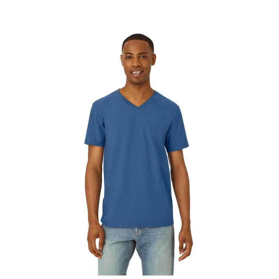 Men's Air Slub V-Neck T-Shirt - Daily Comfort