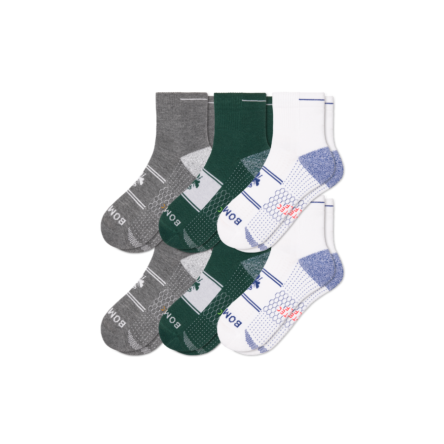 Men's Golf Quarter Sock 6-Pack - Everyday Pair