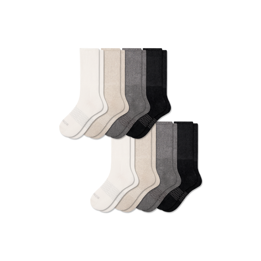 Men's Wide Calf Sock 8-Pack - Essential Ready