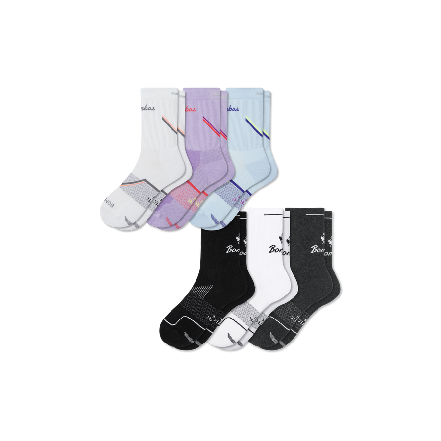 Women's Run Half Calf Sock 6-Pack - Soft Step