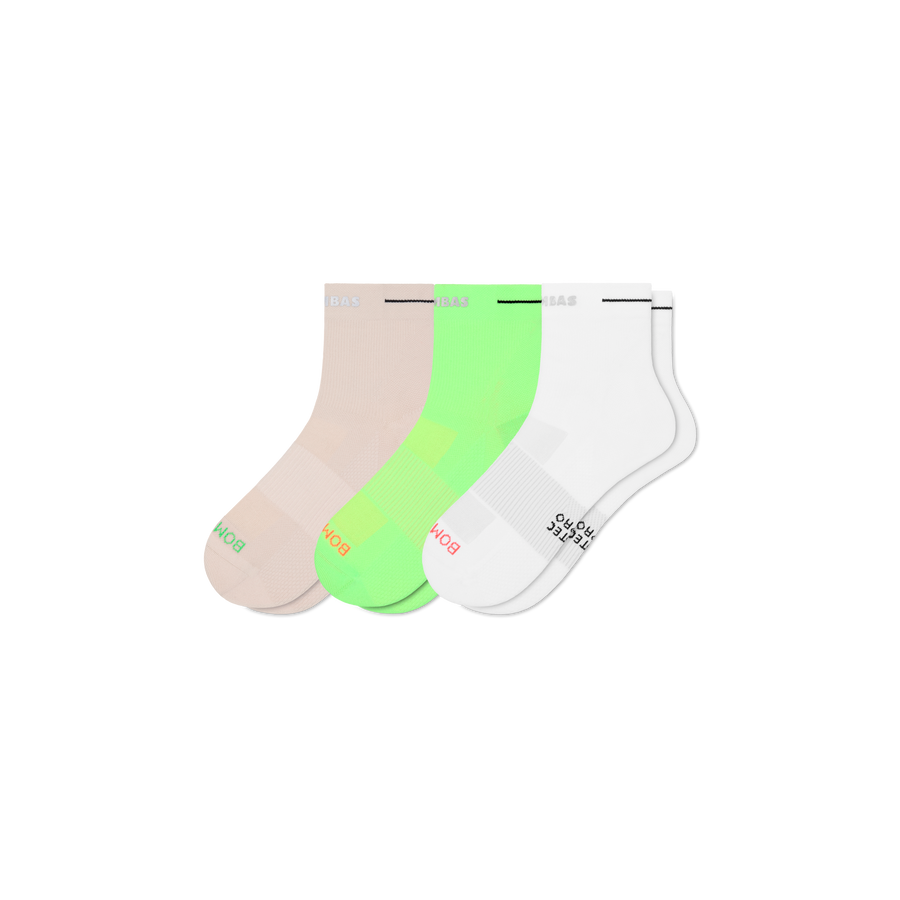 Women's RunPro Quarter Sock 3-Pack - Premium Pick
