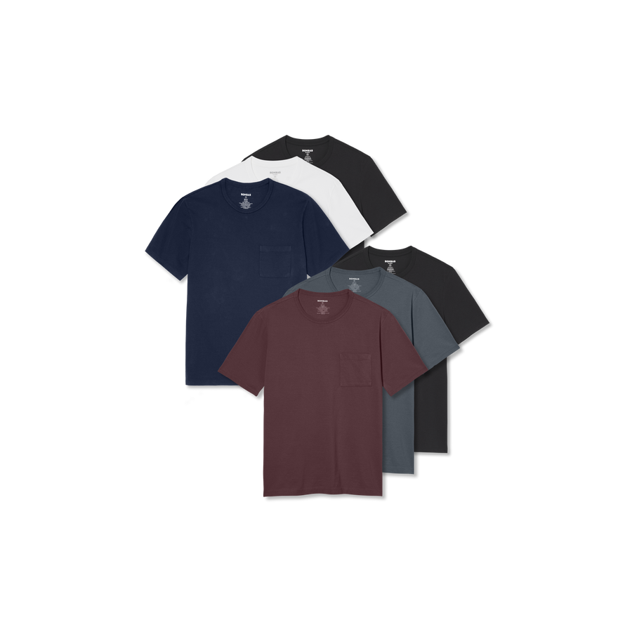 Women's Premium Weight T-Shirt 6-Pack - Light Cushion