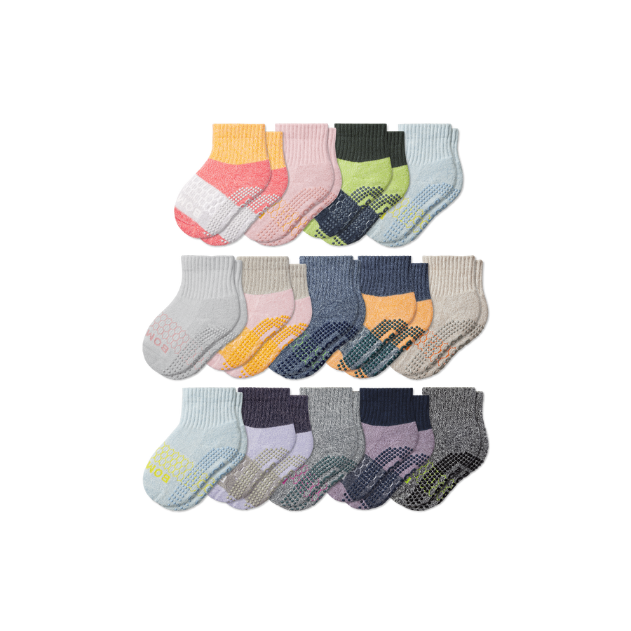 Toddler Week of Bombas Gripper Calf Sock 14-Pack - Essential Ready