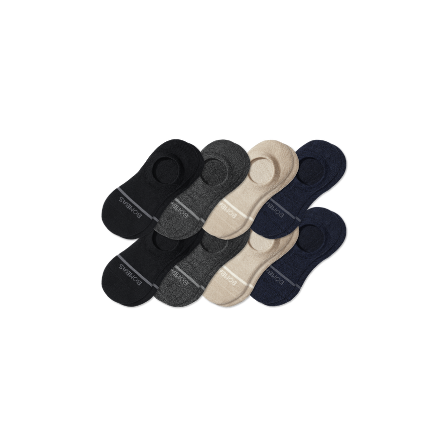 Men's Merino Wool Blend No Show Sock 8-Pack - Premium Pick