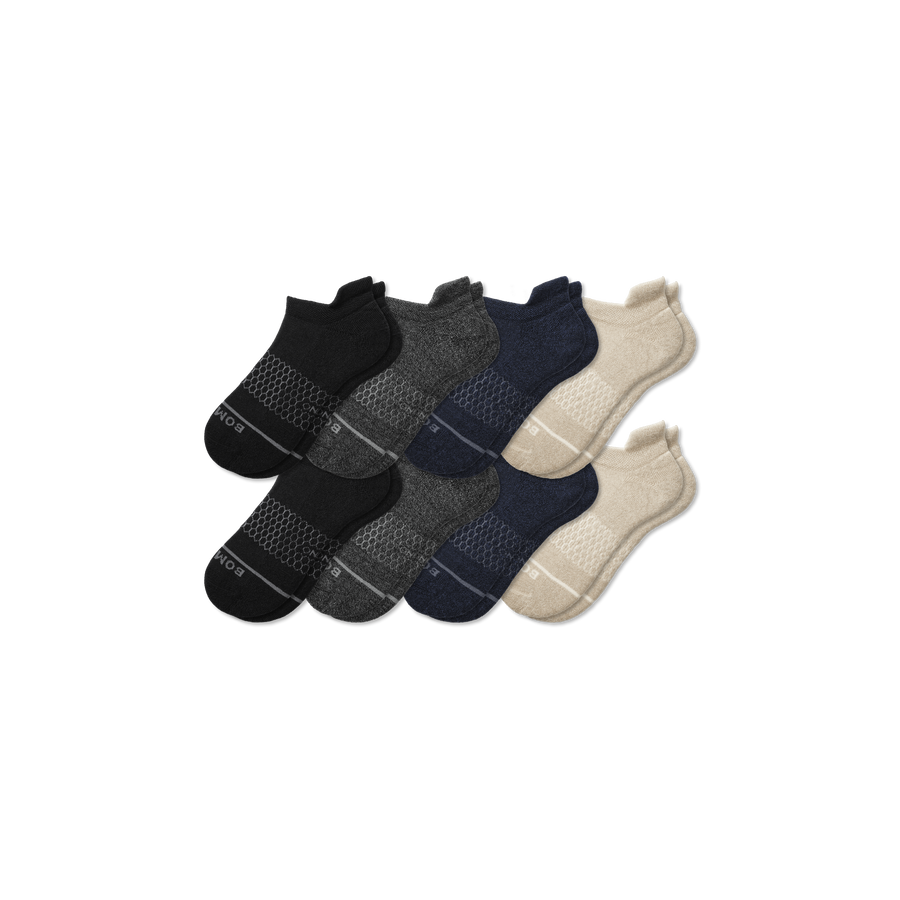 Men's Merino Wool Blend Ankle Sock 8-Pack - Ready Pair