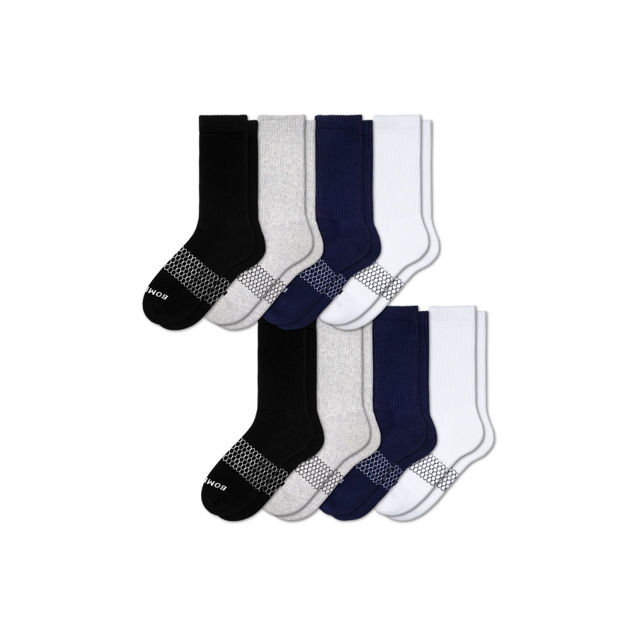 Women's Solids Calf Sock 8-Pack - Travel Pair