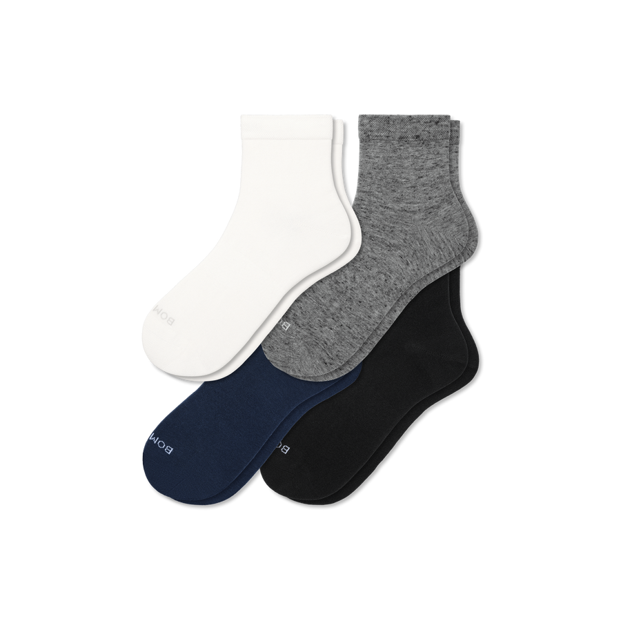 Women's Quarter Sock 4-Pack - Clean Finish