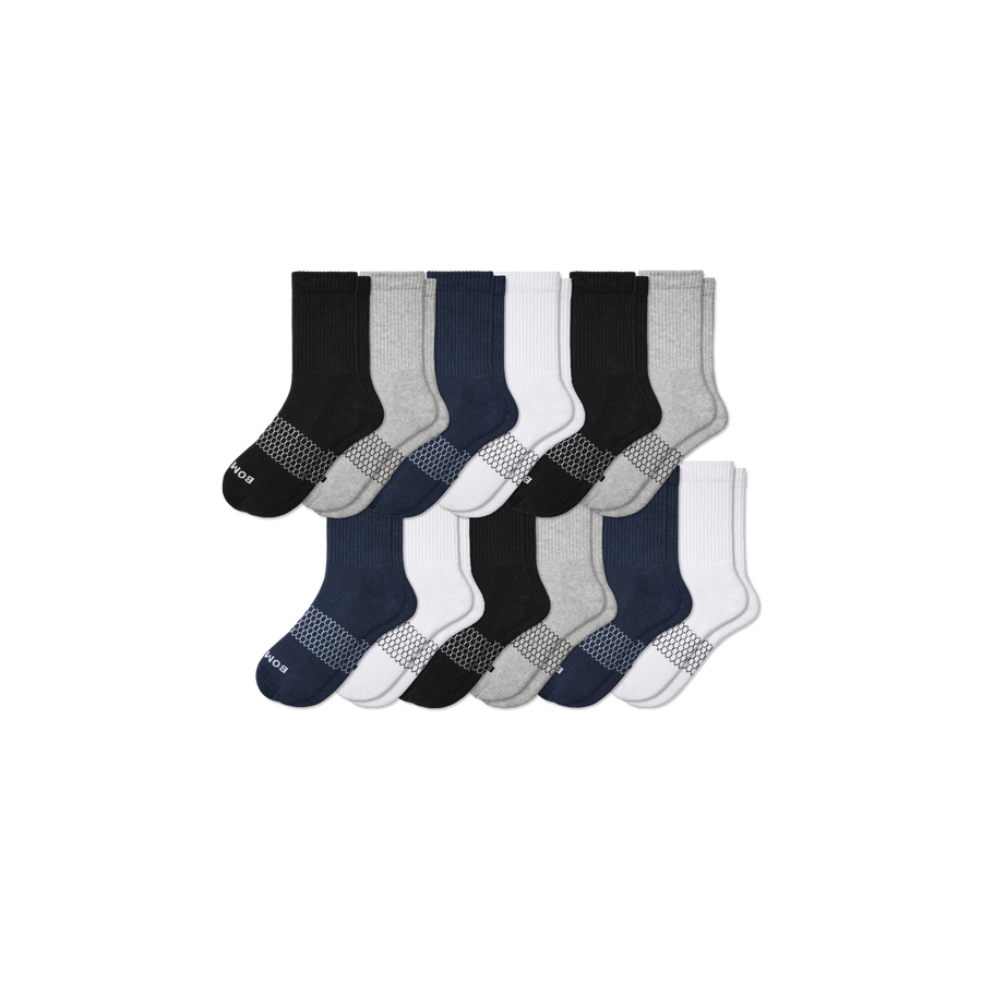 Women's Solids Half Calf Sock 12-Pack - Travel Pair