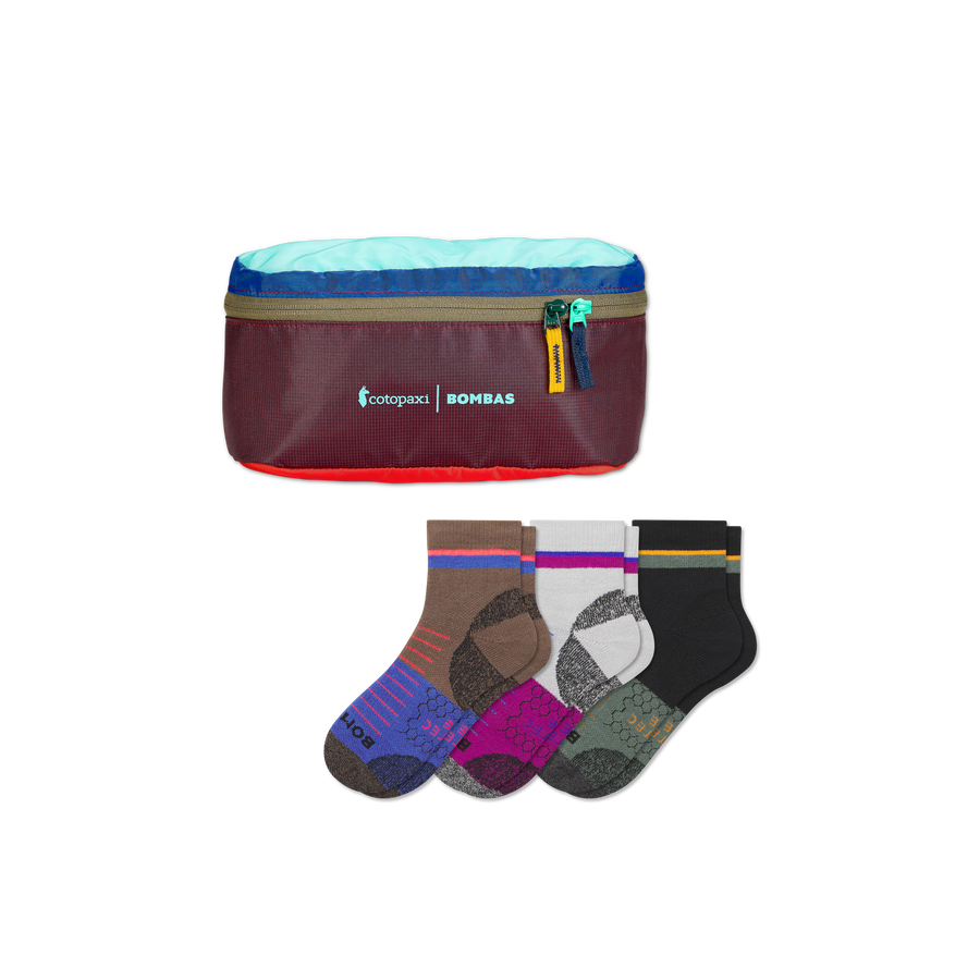 Men's Hiking Quarter Sock 3-Pack & Cotopaxi Fanny Pack - Easy Pair