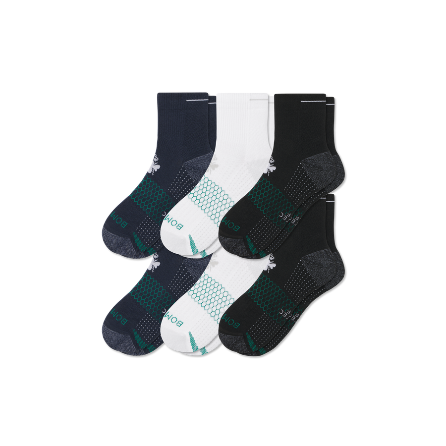 Women's Golf Quarter Sock 6-Pack - Essential Ready