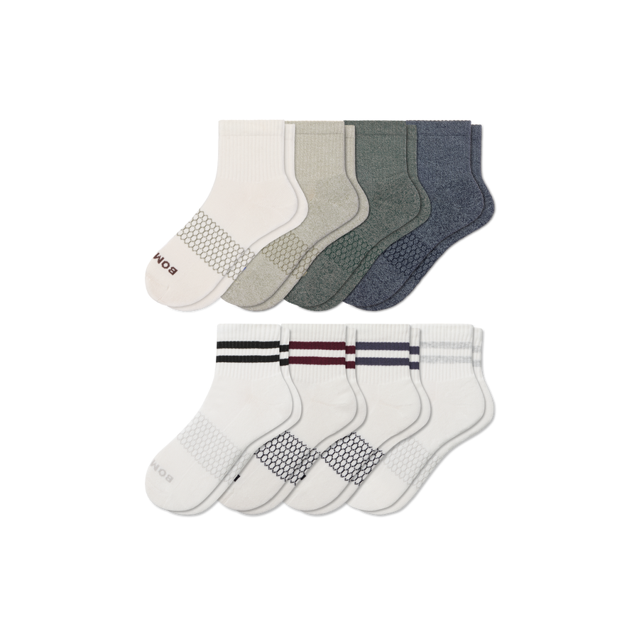 Men's Quarter Sock 8-Pack - Soft Step