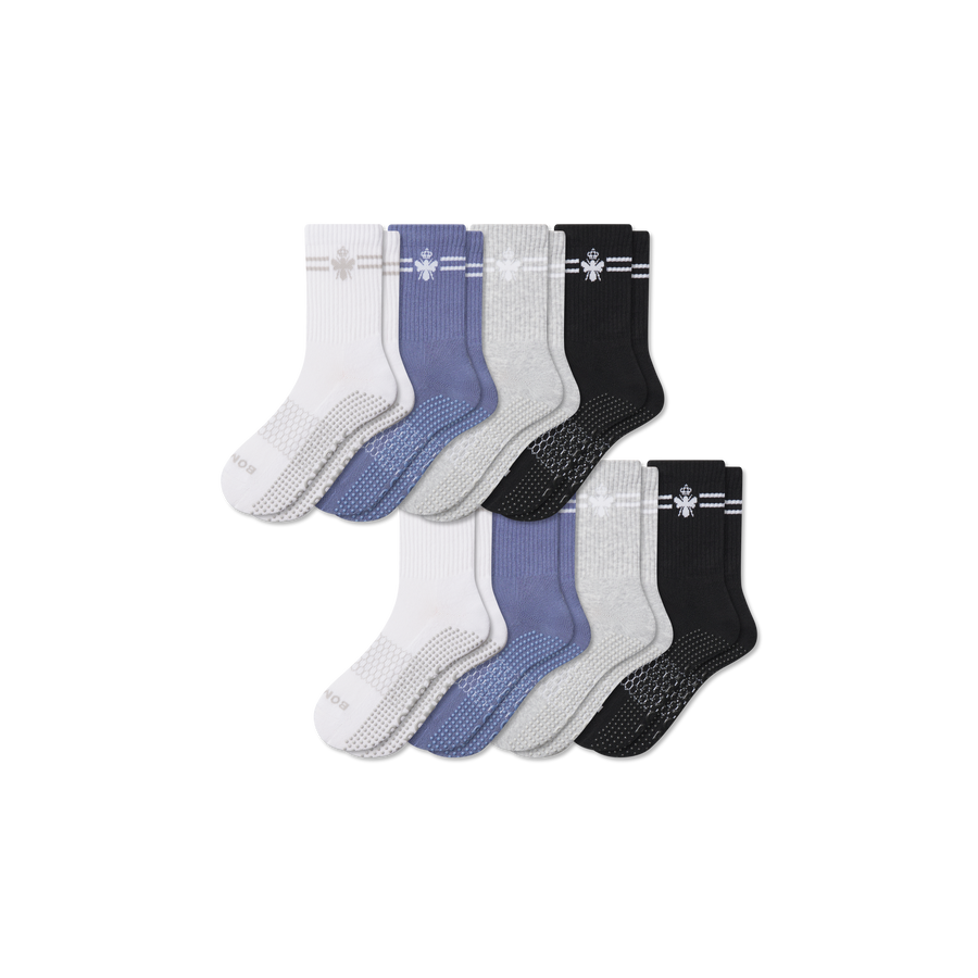 Men's Gripper Half Calf Sock 8-Pack - Daily Pick