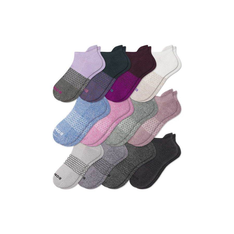 Women's Marl Ankle Sock 12-Pack - Daily Cushion