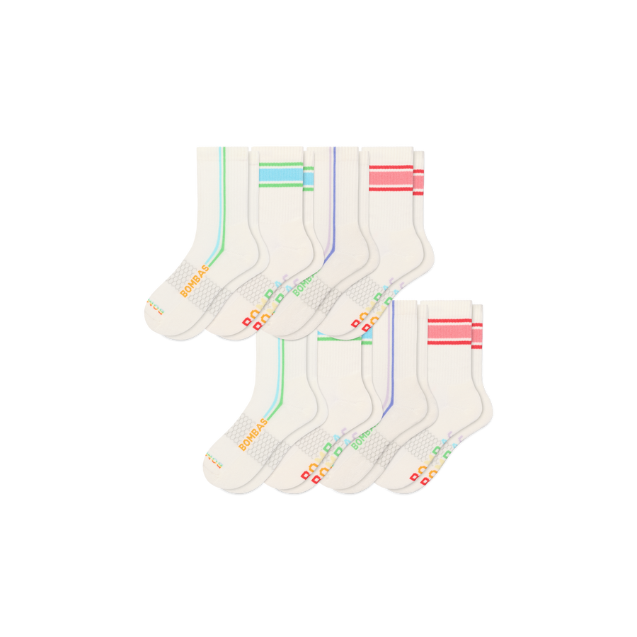 Pride Half Calf Sock 8-Pack - Premium Pick