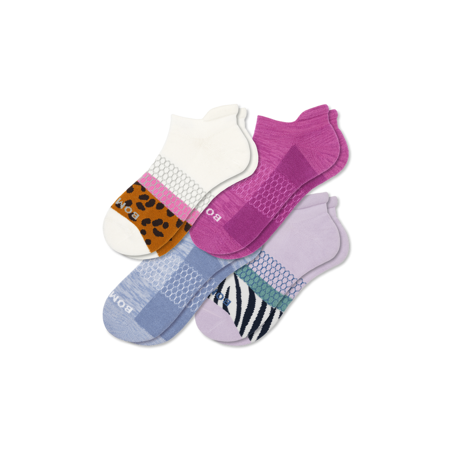 Women's Wild Wear Ankle Sock 4-Pack - Classic Ready