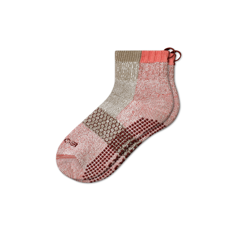 Men's Merino Wool Blend Gripper House Socks - Easy Pair