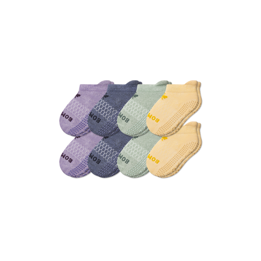 Toddler Gripper Ankle Sock 8-Pack - Premium Pick