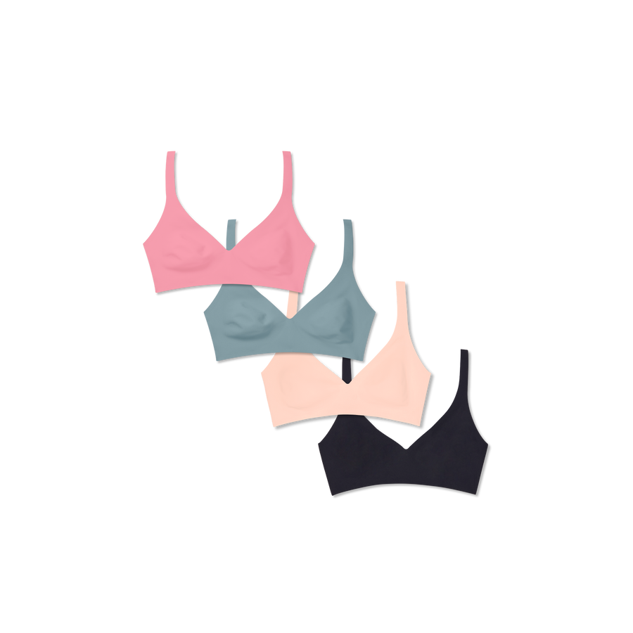 Women’s No Show Plunge 4-Pack - All Day Comfort