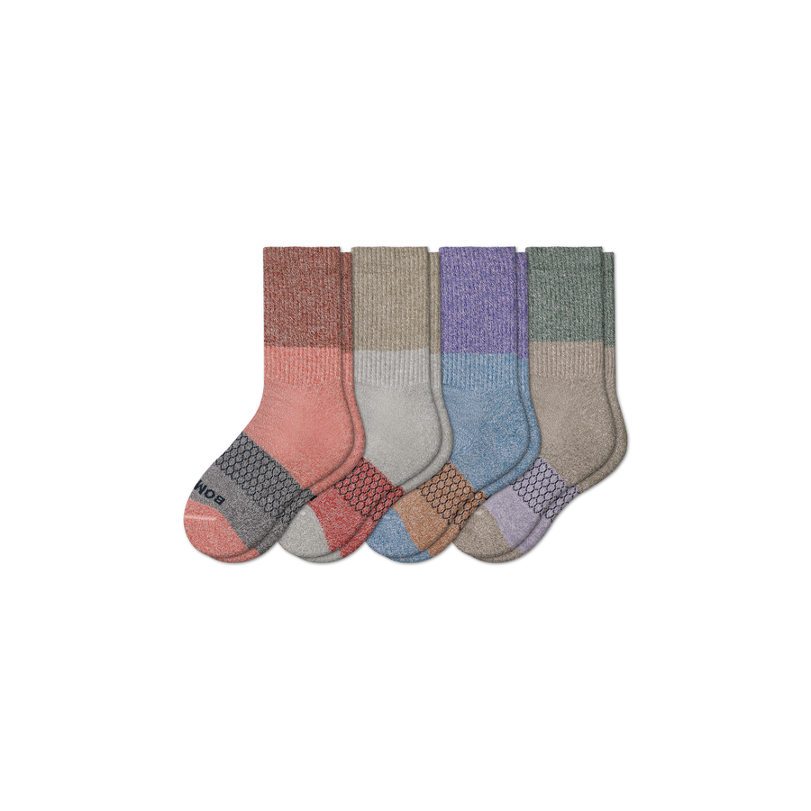 Youth Tri-Block Calf Sock 4-Pack - Classic Ready
