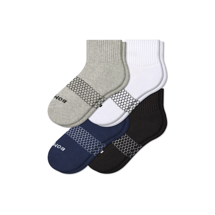 Women's Quarter Socks 4-Pack - solid-marl-mix - 1