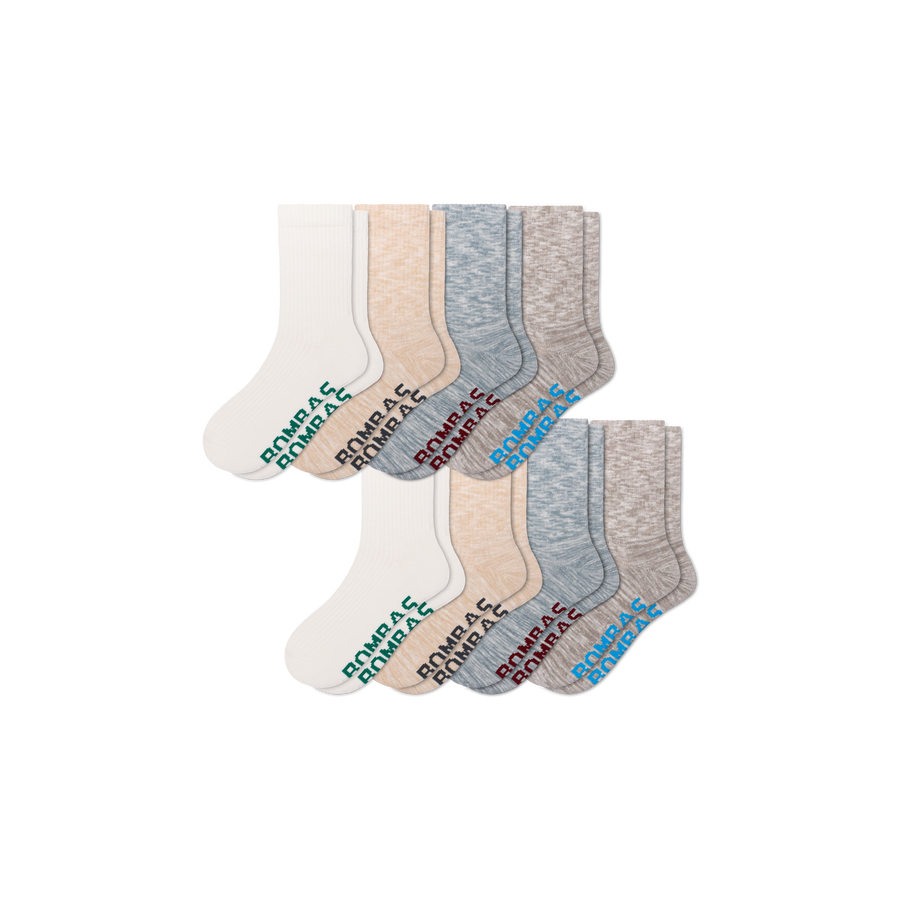 Women's Summer Ragg Half Calf Sock 8-Pack - Daily Pick