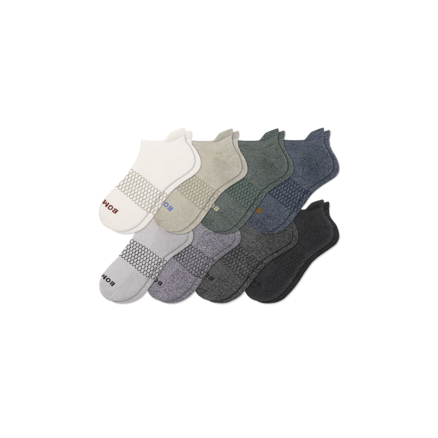 Men's Marl Ankle Sock 8-Pack - Daily Step