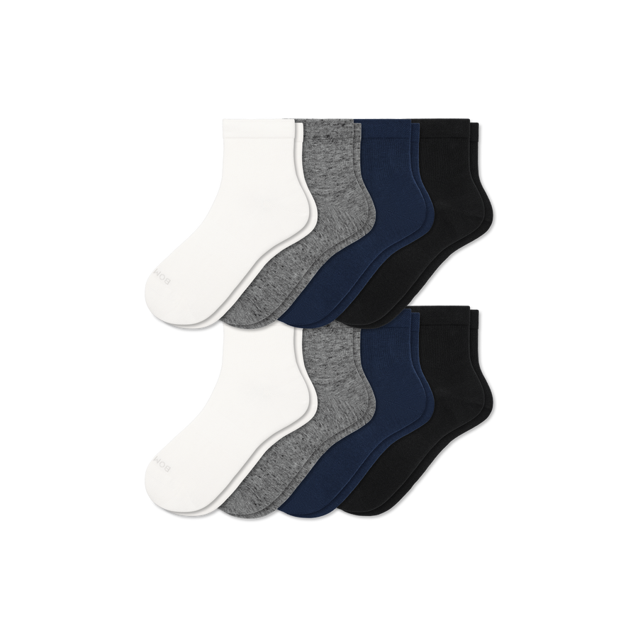 Women's Quarter Sock 8-Pack - Travel Pair